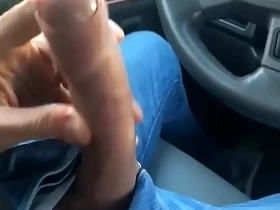 jerking off in the car