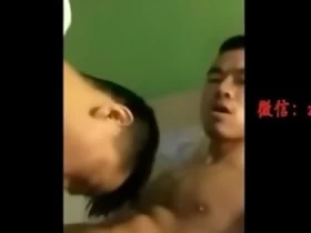 Blowjob hot chinese muscle