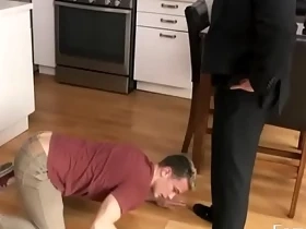 IRATE DADDY fucks SON with Slippery Slop