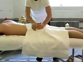 Long haired stud gets a passionate foot massage