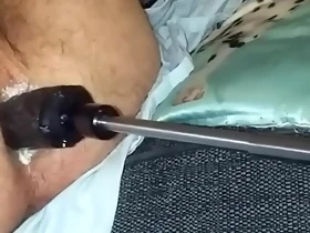 Sissy Gets Creamed By A Fuck Machine