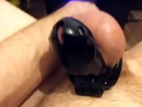 Anal orgasm in chastity