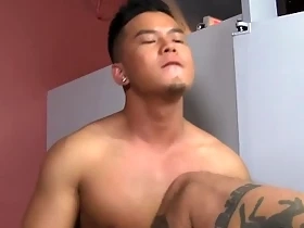 Muscle Stud Sean Duran Gets His Ass Plowed by Asian Jock Alex Chu in Episode Ten of Superhero Parody THE BLACK PANDA