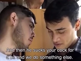Hairy Latin Twink fucked bareback by a straight dude