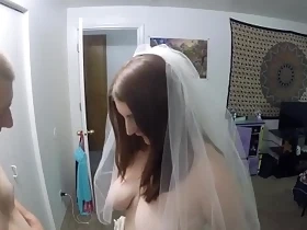 Bride Fucks Best Man Before Leaving To Her Wedding